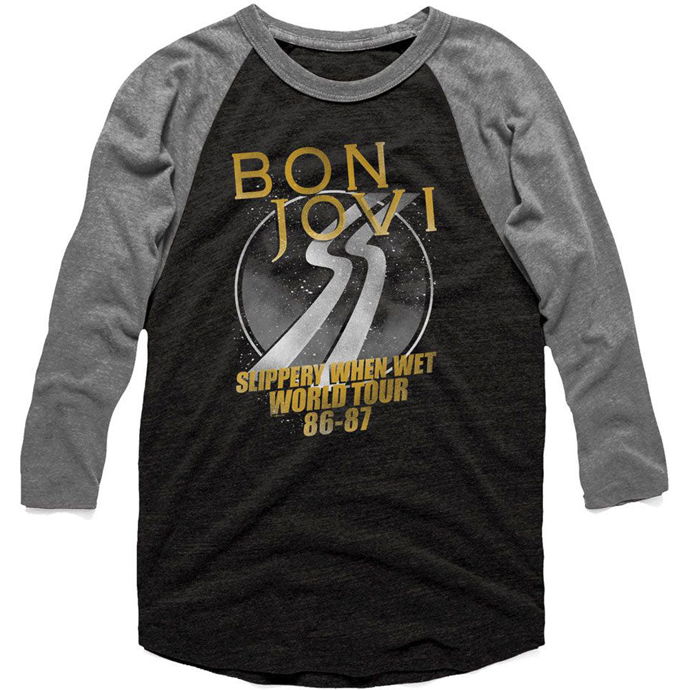 Bon Jovi World Tour Baseball Jersey Front