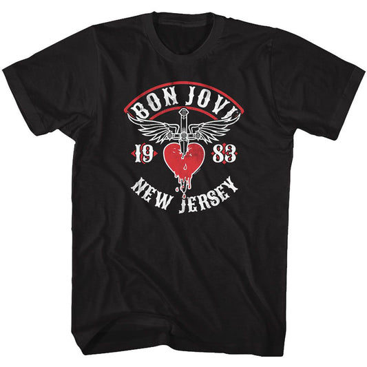 Bon Jovi Nj38 T-shirt Front