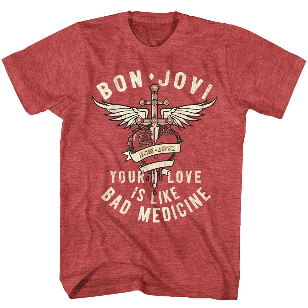 Bon Jovi Bad Medicine T-shirt Front