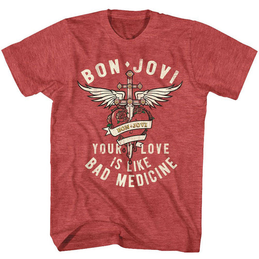 Bon Jovi Bad Medicine T-shirt Front