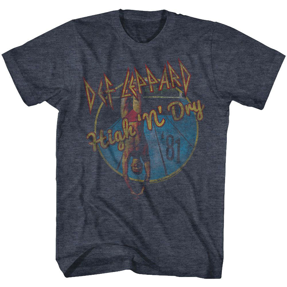 Def Leppard Fade-y High N Dry T-shirt Front
