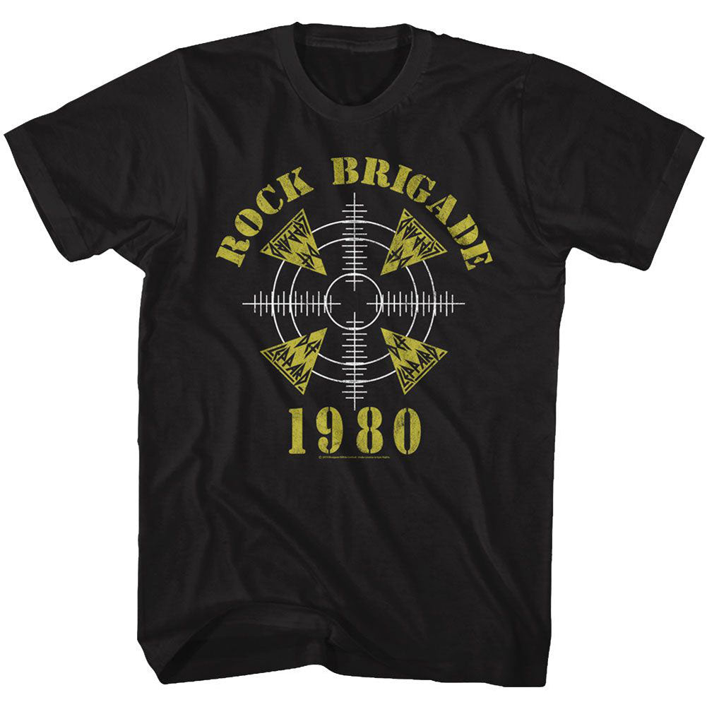 Def Leppard Rock Brigade T-shirt Front