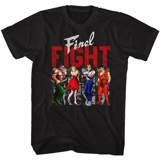 Final Fight Panels T-shirt Front