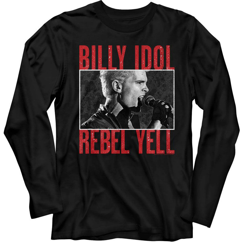 Billy Idol Rebel Yell  Long Sleeve Front