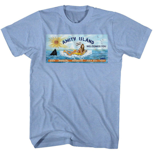 Jaws Billboard2 T-shirt Front