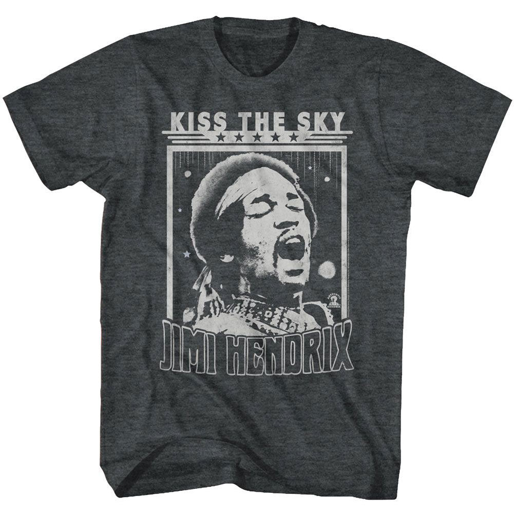Jimi Hendrix Kiss The Sjy T-shirt Front