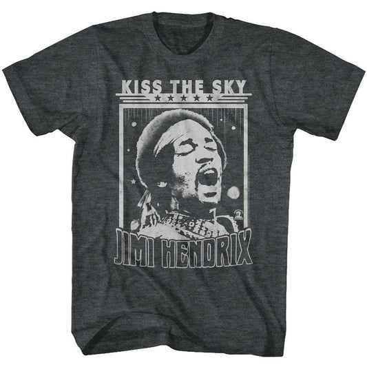 Jimi Hendrix Kiss The Sjy T-shirt Front