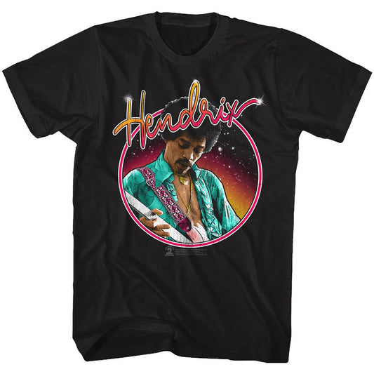 Jimi Hendrix Neon T-shirt Front