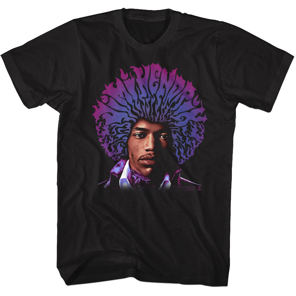 Jimi Hendrix Name Fro T-shirt Front