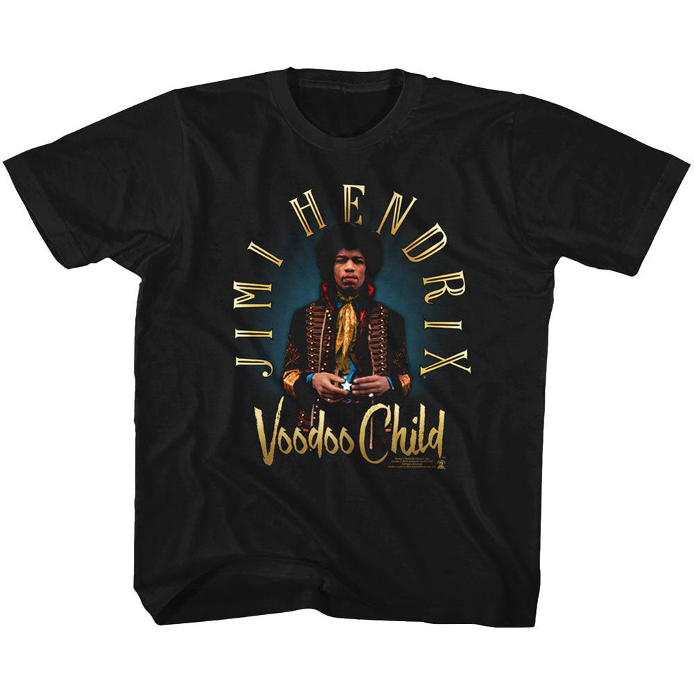 Jimi Hendrix Newdoo Child Kids Childrens T-shirt Front