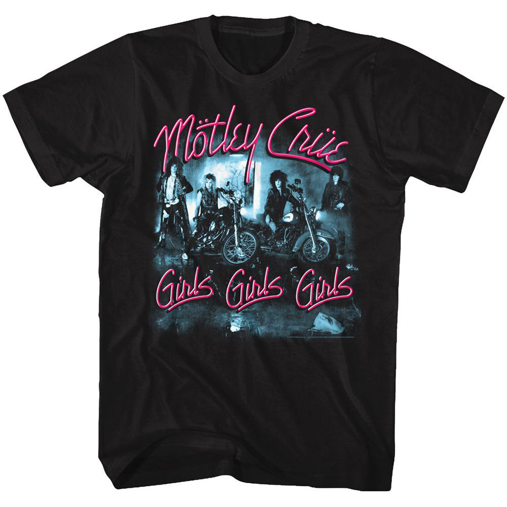 Motley Crue Girls Girls Girls T-shirt Front