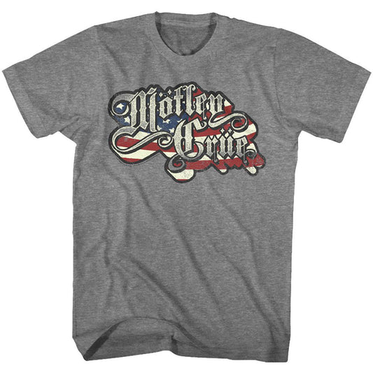 Motley Crue Crue Flag T-shirt Front