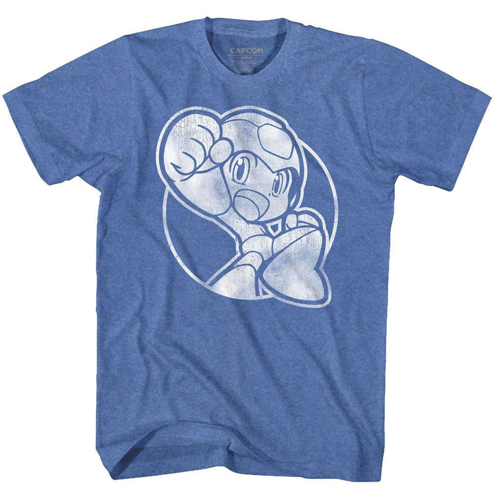Mega Man Fist Pump T-shirt Front