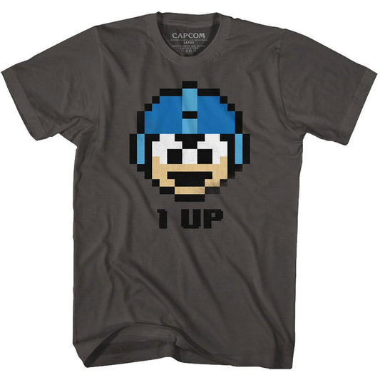 Mega Man Oneup T-shirt Front