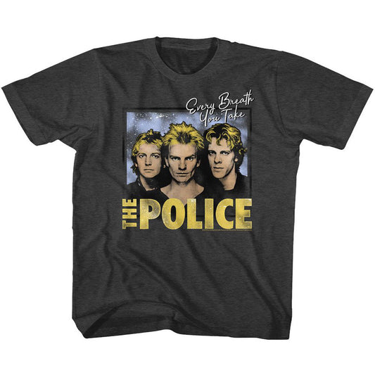 Police Every Breath Kids Childrens T-shirt Front
