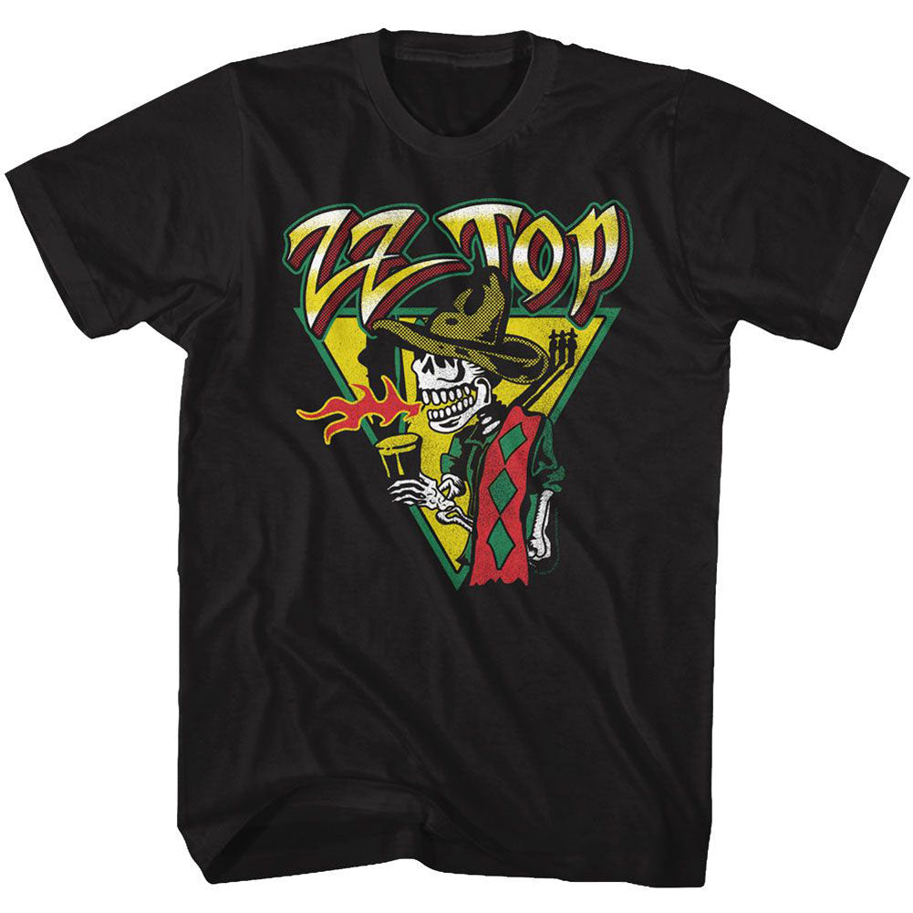 ZZ Top Dia De Los Mescalera T-shirt Front