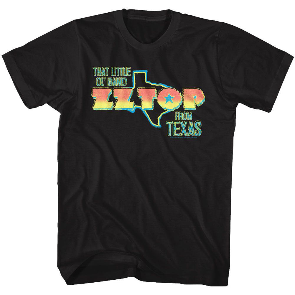 ZZ Top Texas Band T-shirt Front