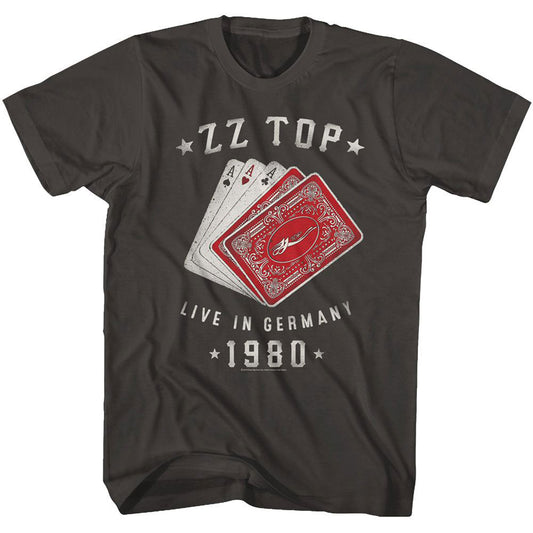 ZZ Top Cards T-shirt Front