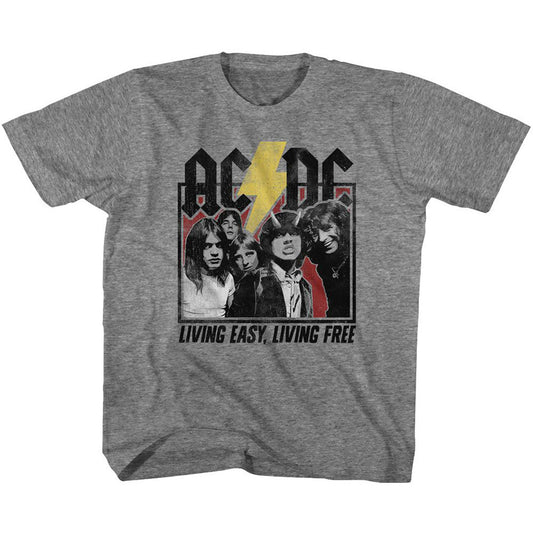 AC/DC Hwy2hell Lyrics Youth T-shirt Front