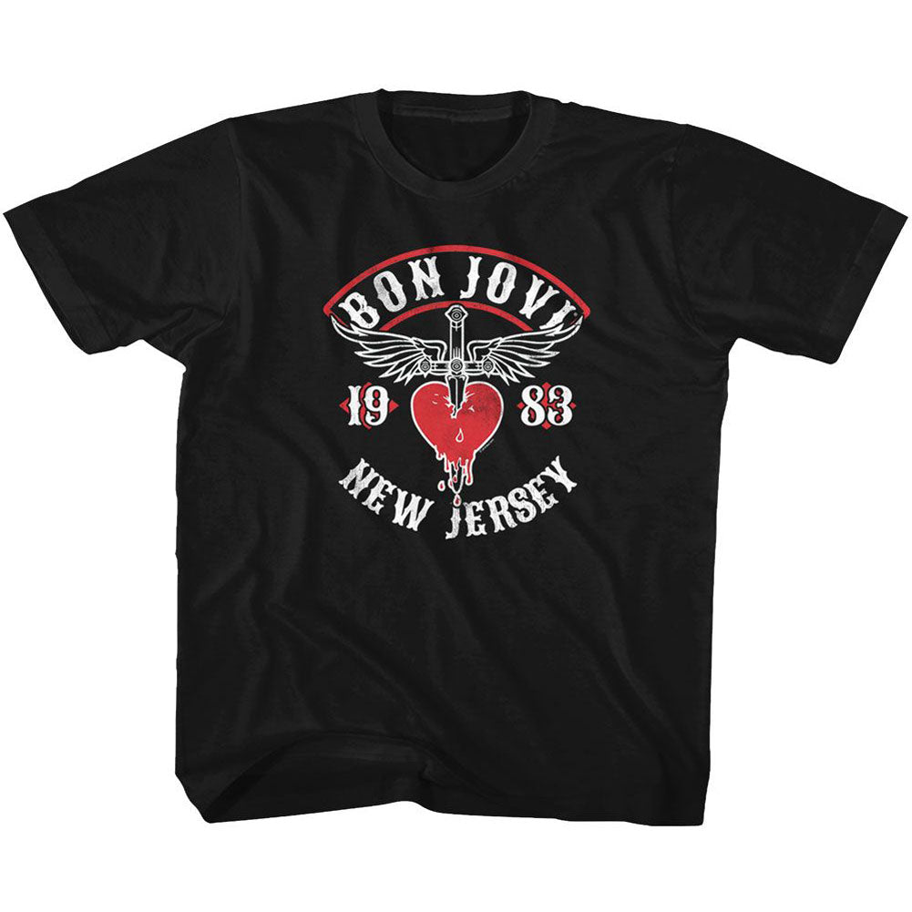 Bon Jovi Nj38 Youth T-shirt Front