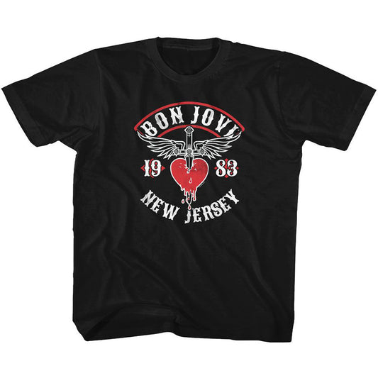 Bon Jovi Nj38 Youth T-shirt Front