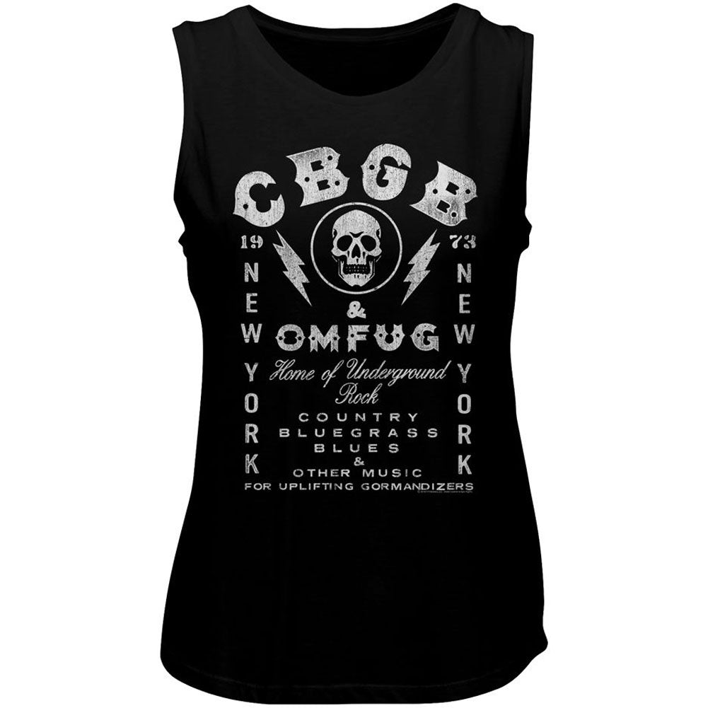 Cbgb Womens Tank Front