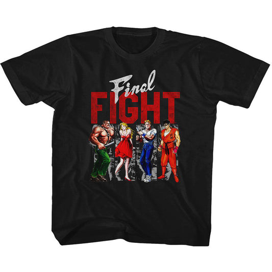 Final Fight Panels Youth T-shirt Front