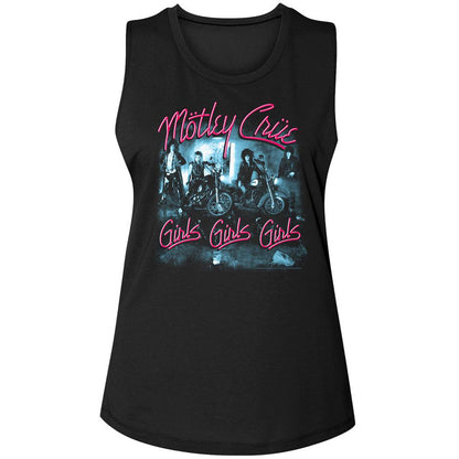 Girls Girls Girls Womens Tank