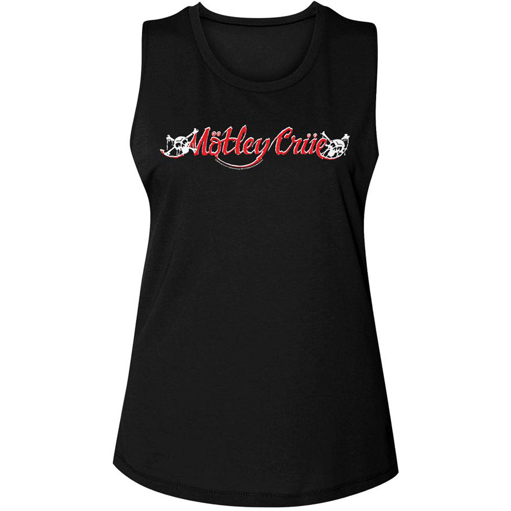 Red & White Logo Womens Tank