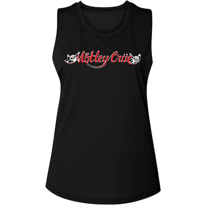 Red & White Logo Womens Tank