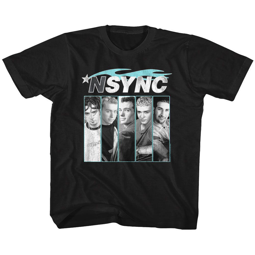 Nsync Blue Flame Youth T-shirt Front