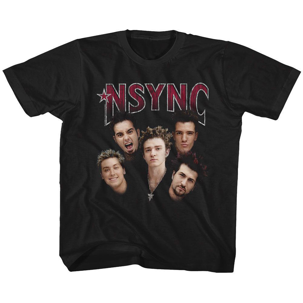Nsync Group Shot Youth T-shirt Front