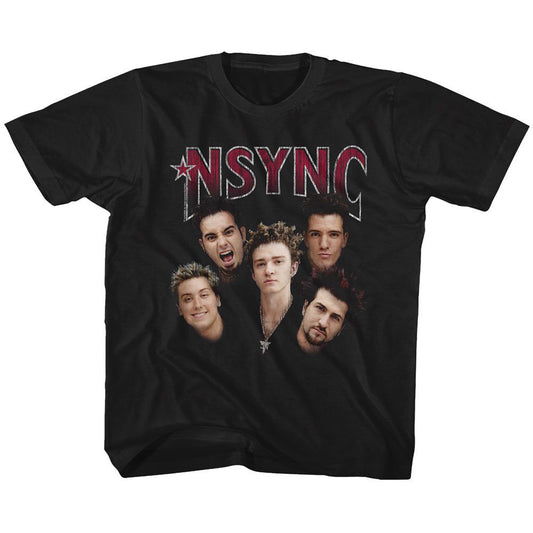 Nsync Group Shot Youth T-shirt Front