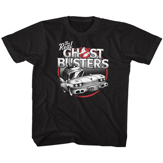 Ghostbusters The Car Youth T-shirt Front