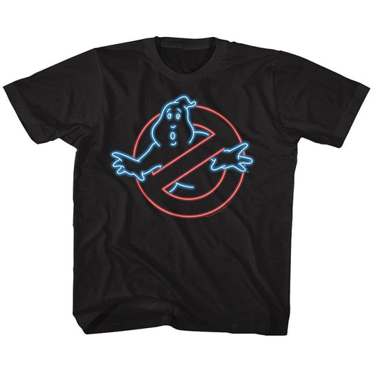 Ghostbusters Neon Ghost Youth T-shirt Front