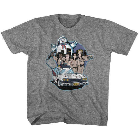 Ghostbusters Bustin' Buddies Youth T-shirt Front