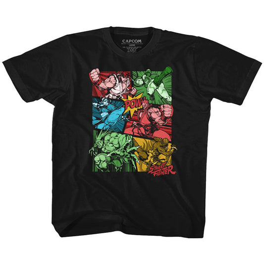 Street Fighter Comic Youth T-shirt Front
