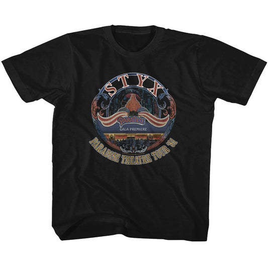 Styx Tour 81 Youth T-shirt Front