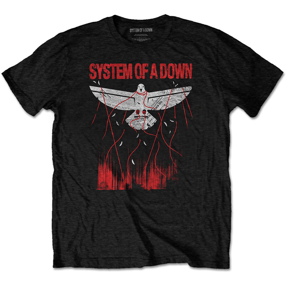 System Of A Down Dove Overcome Slim Fit T-shirt Front