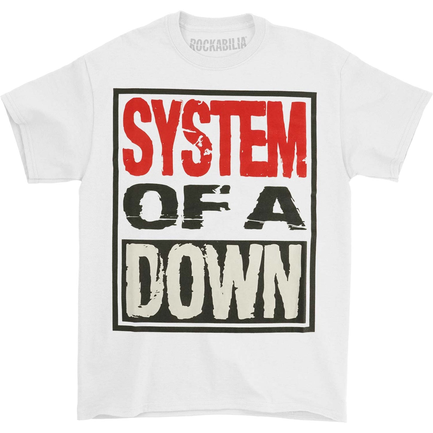 System Of A Down Triple Stack Box Slim Fit T-shirt Front
