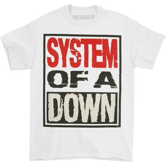 System Of A Down Triple Stack Box Slim Fit T-shirt Front