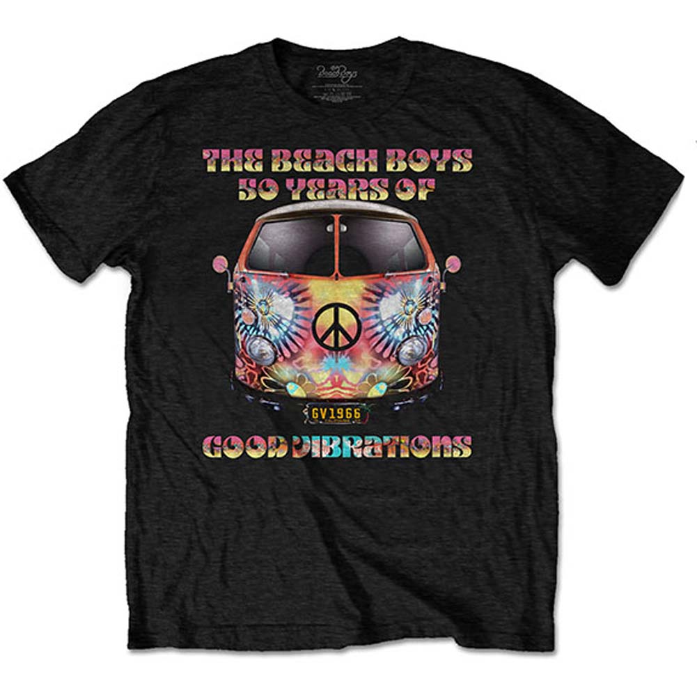 Beach Boys Good Vibes Tour (Back Print) Slim Fit T-shirt Front