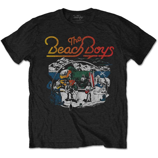 Beach Boys Live Drawing Slim Fit T-shirt Front