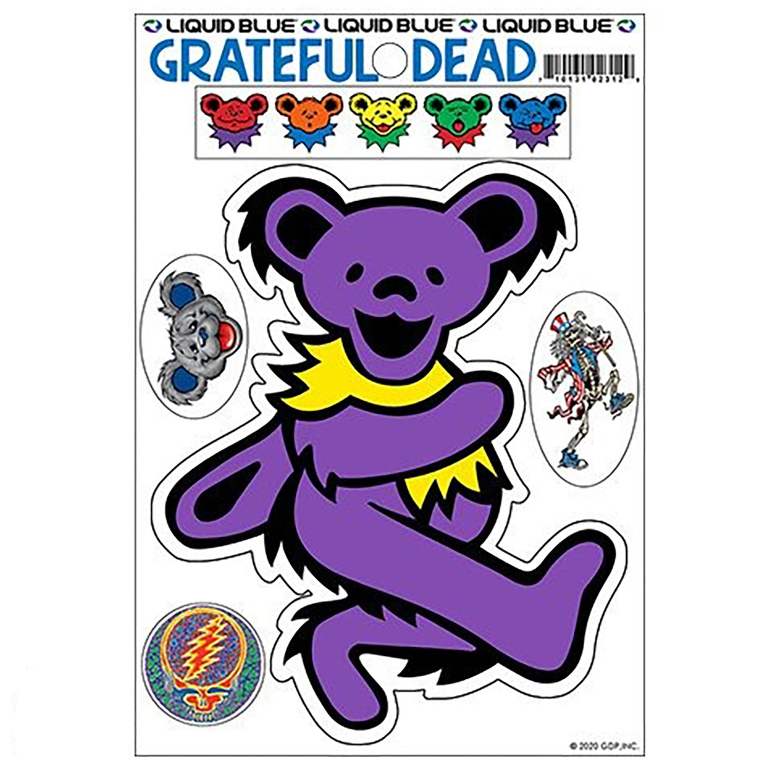 Purple Bear Diecut Sticker Set