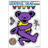 Purple Bear Diecut Sticker Set