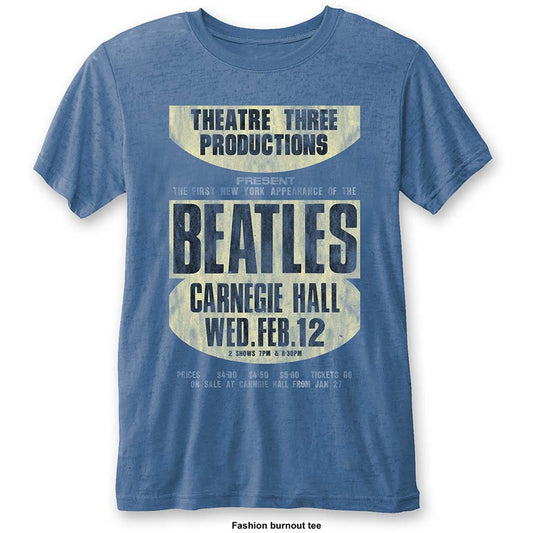 Beatles Carnegie Hall (Burn Out) Vintage T-shirt Front
