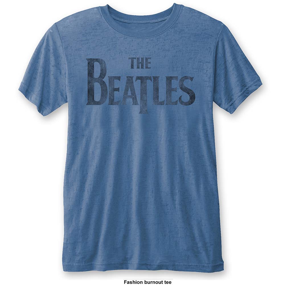 Beatles Drop T Logo (Burn Out) Vintage T-shirt Front