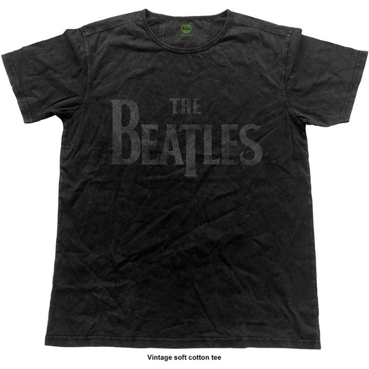 Beatles Logo (Vintage Finish) Vintage T-shirt Front