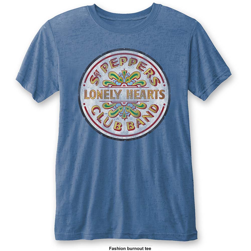 Beatles Sgt Pepper Drum (Burn Out) Vintage T-shirt Front