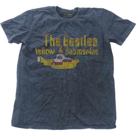 Beatles Yellow Submarine Nothing Is Real (Snow Wash) Vintage T-shirt Front